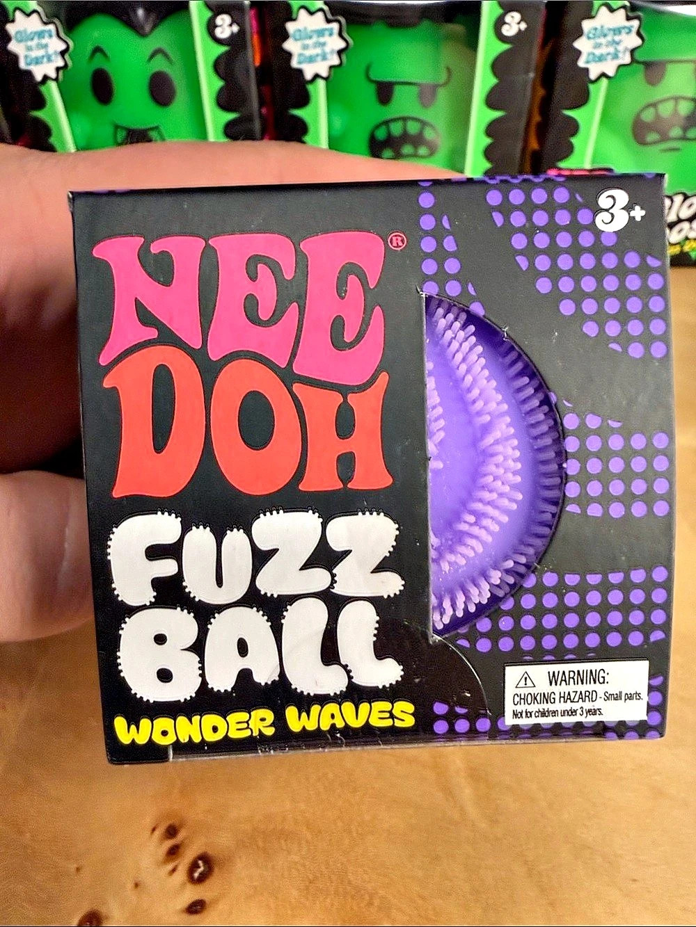 Needoh Fuzz Ball Wonder Waves Purple NWT